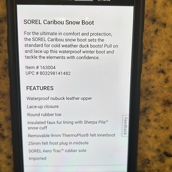 Sorel Caribou Snow Boot - Picture 9 of 9